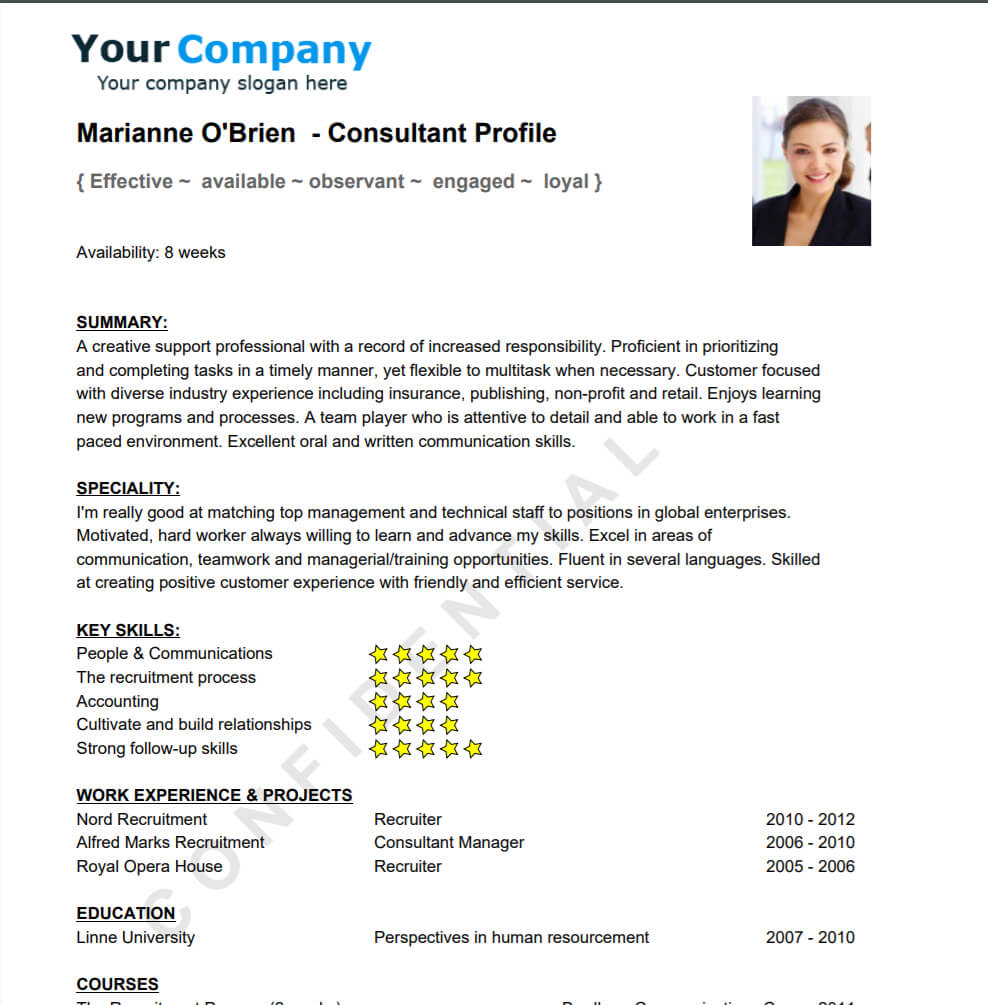 Consultant Profile 2